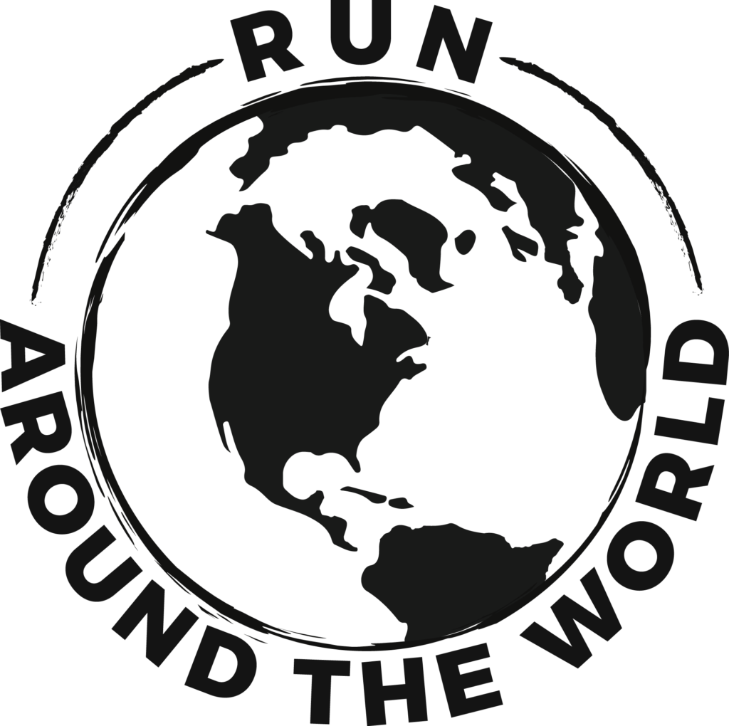Globe run around the world