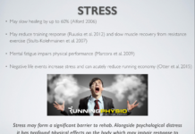 Is stress slowing down your running