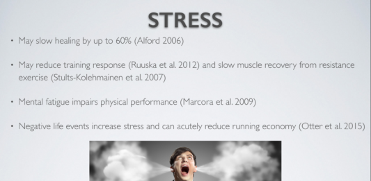Is stress slowing down your running? Is stress slowing down your running