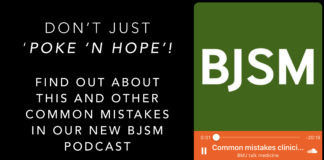 Common mistakes in clinic and how to avoid them - new BJSM podcast