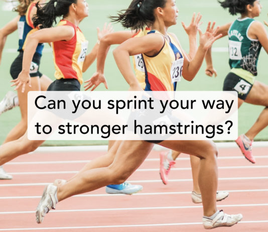 sprint your way to stronger hamstrings