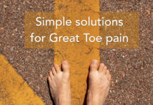 simple solutions for great toe pain