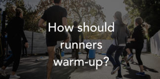 how should runners warm-up?