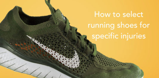 How to select running shoes for specific injuries