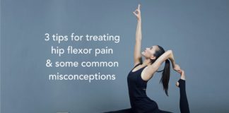 3 tips for treating hip flexor pain