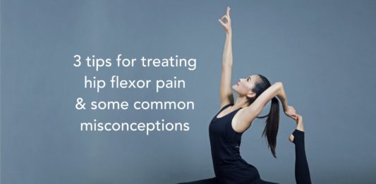 3 tips for treating hip flexor pain